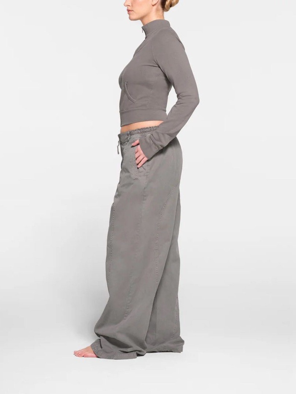 LIKE NEW NEVER WORN SKIMS Gray Wide-Leg Outdoor pants
